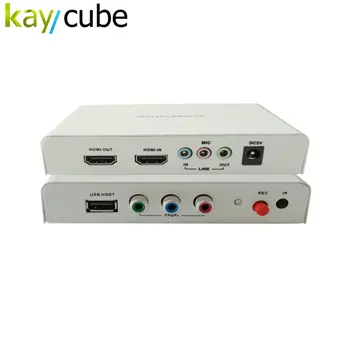 

REL011 HDMI Game Capture 1080P HD Video Capture with Remote Controller, Support HDCP Protocol, YPBPR & HDMI Input Kaycube