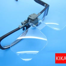 Зажим для kikar-and-Flip оптическое увеличительное стекло 2x power+ 4,00 диоптрий Лупа игрушка Handsfree очки Fly Рыбалка Связывание глаз