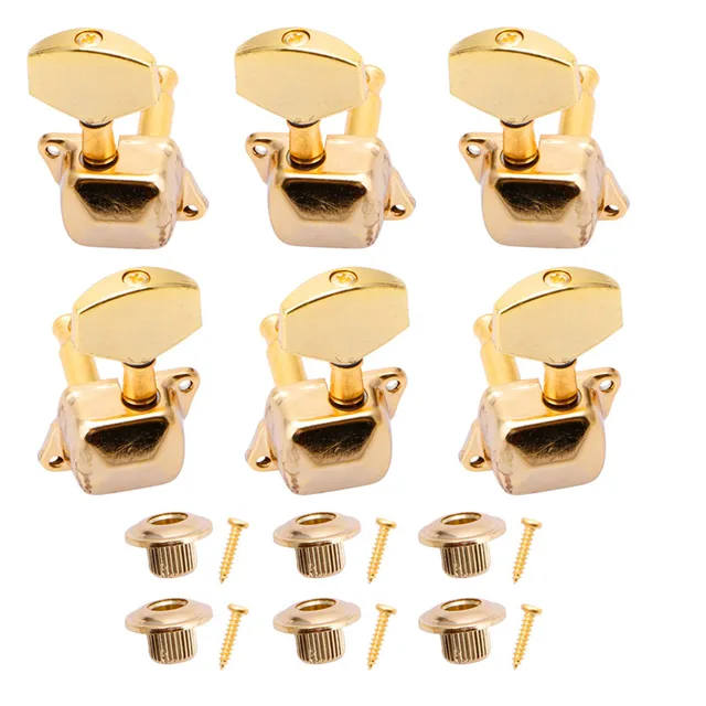 Acoustic Guitar String Semiclosed Tuning Pegs Tuners Keys Machine Heads 3L3R