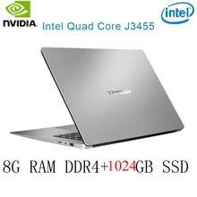 P2-42 8G RAM 1024G SSD Intel Celeron J3455 NvIDIA GeForce 940M Gaming laptop keyboard and OS language available for choose