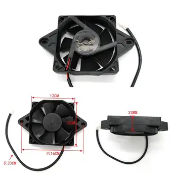 

Parts Cooling Fan Rotating Replacement Motorcycle Radiator Electric 12V