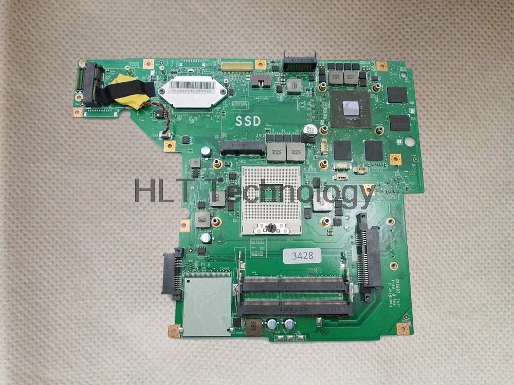 HOLYTIME ноутбука материнская плата для MSI GE70 MS-17561 DDR3 PGA 989 GT650M/2 GB 100% тестирование