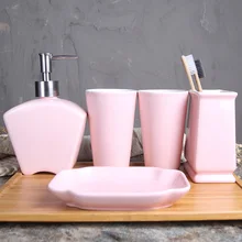 Простой современный фарфор милый набор зубных щеток Набор кистей футляр для зубной щетки LO86223