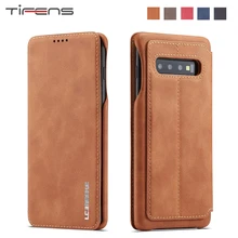 Leather Flip A70 A50 A40 A30 A20 Card Holder Magnetic Case For Samsung Galaxy S10 E S9 S8 Plus 5G S7 Edge Note 10 Plus 9 8 Cover