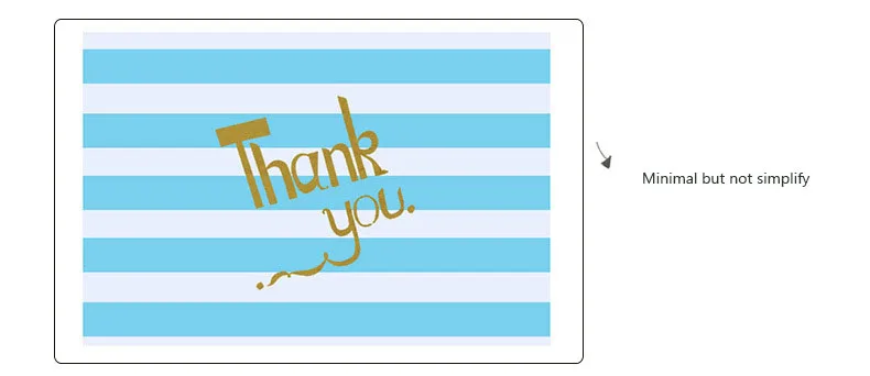  FANLUS 4inch x 6inch Thank You Cards Bulk Thank You Cards Set Blank on the Inside, Retro Designs Includes Envelopes  (7)