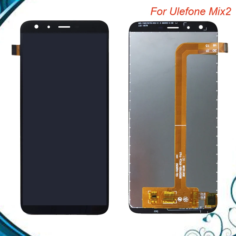 

100% Tested Well For Ulefone Mix2 LCD Display+Touch Screen Screen Digitizer Assembly Replacement Balck Color IN STOCK