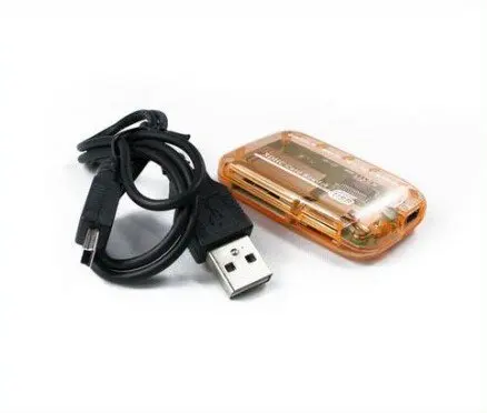 Высокое качество SD MS USB COMPACT FLASH тип I II памяти все в 1 Multi CARD READER