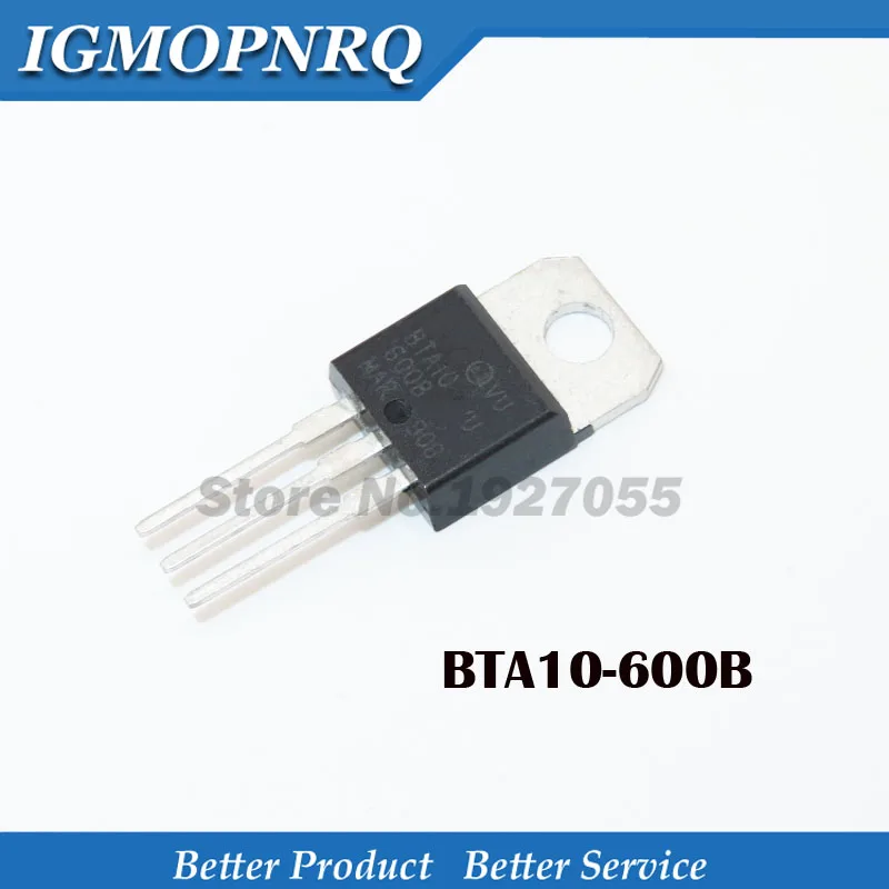 

10pcs BTA10-600B TO-220 BTA10-600 TO220 BTA10 10A TRIACS new and original
