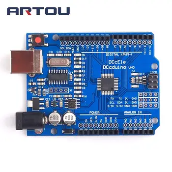 

One set Development Board ATmega328P CH340 CH340G For Arduino DIY KIT With Straight Pin Header (NO USB CABLE)