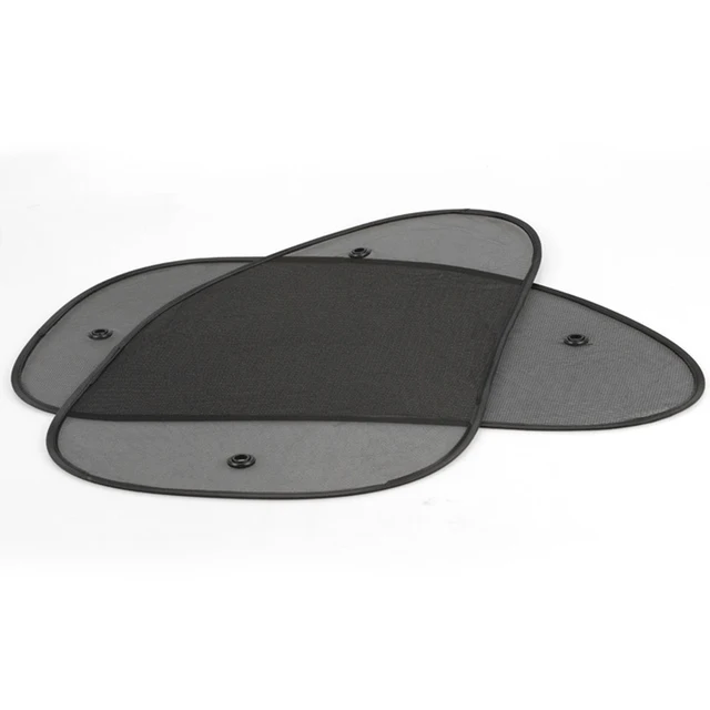 2Pcs 66*38CM Car Window Sunshade Curtain Side Rear Window Mesh Car Cover Visor Shield Car Window Foils P12