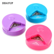 DIY Пластиковые R4 Угловые круглые 4 мм бумажные пробивные карты Фото Резак Случайный Цвет