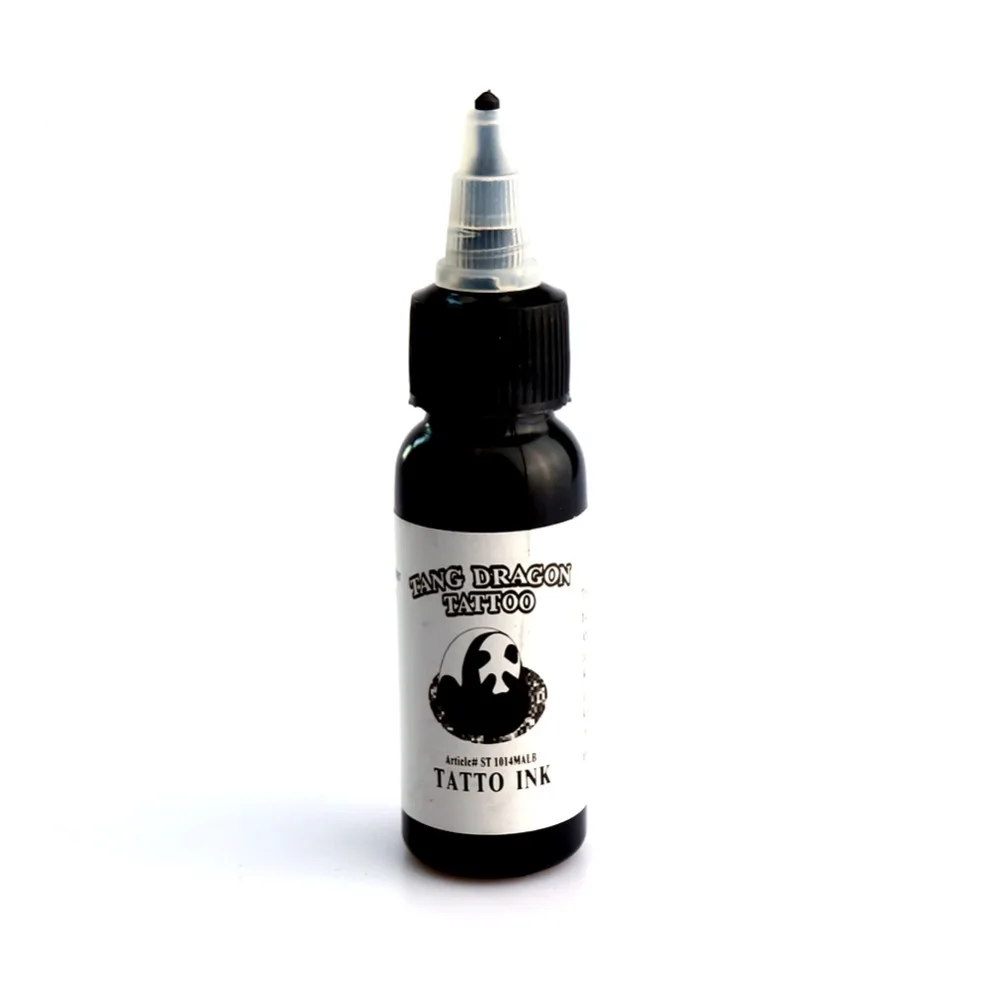 

30ml Professinal Beauty Permanent Makesup Paints Accesories1 Bottle 1oz Black Tattoos Ink Pigment Tattoo Set Kits Tattoo Ink