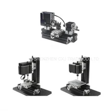 Metal Mini Multipurpose 3 in 1 Lathe Machine with 12000r/min Powerful 60W Motor DIY Tools Lathe/Milling/Drilling Machine
