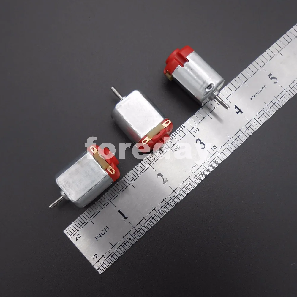 Новинка 10 шт. мини моторы R130 тип двигателя 130 хобби мотор 8000 об/мин 0 35 A 3 6 в 25*15*20 мм *