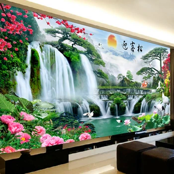 

Landscape pictures Cotton Silk Thread Cross stitch kit DMC Needlework Embroidery Cross-Stitch set DIY handwork Fabric 11CT