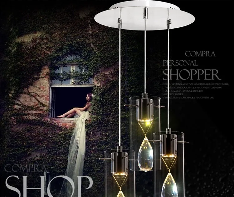 Модный высокомощный светодиодный потолочный светильник с кристаллами, светодиодный светильник для ресторана, Хрустальные потолочные лампы, светодиодный потолочный светильник, потолочный светильник ing