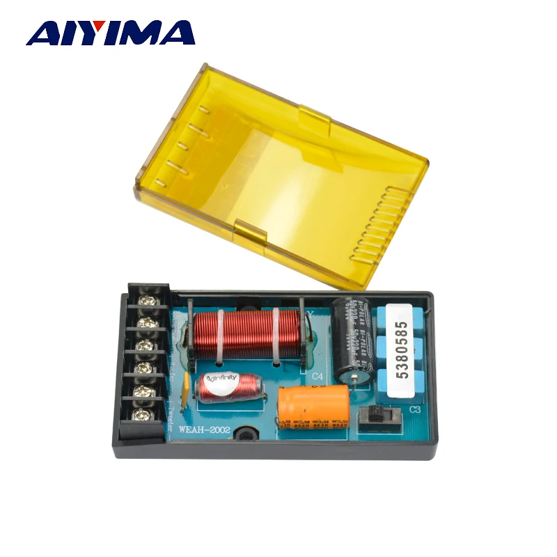 

2Pcs AIYIMA Car Audio Divider 2 Way Crossover Filters Hi-Fi Speaker Frequency Divider