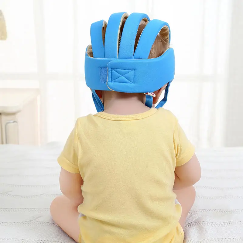 Регулируемый защитный шлем для младенцев, анти-шок, детская шапка для младенцев, детские шлемы для ползания, прогулок, защита для головы