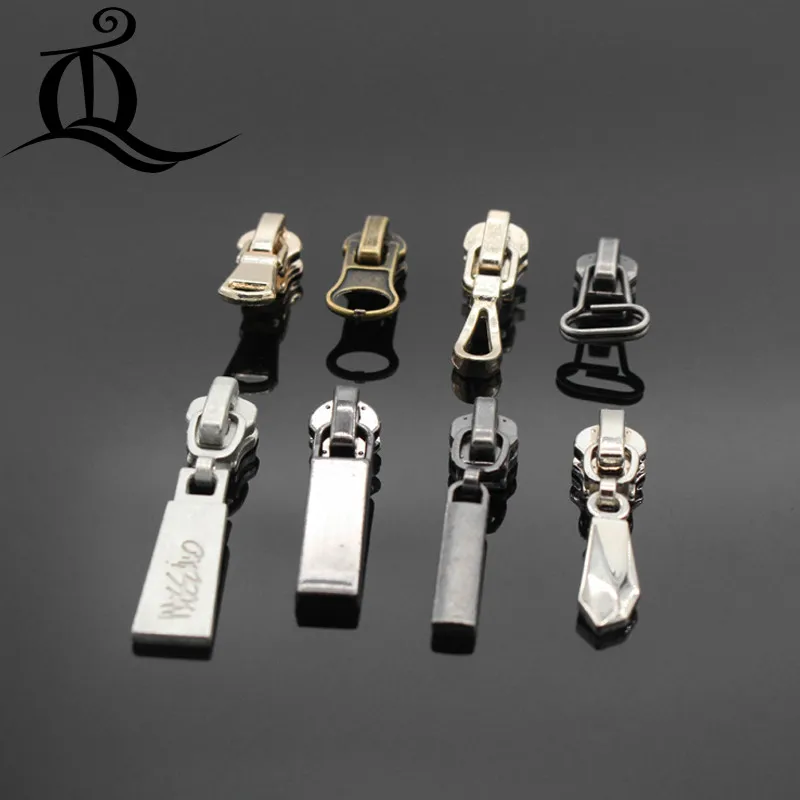 Buy 3 20pcs High quality gold metal copper zipper