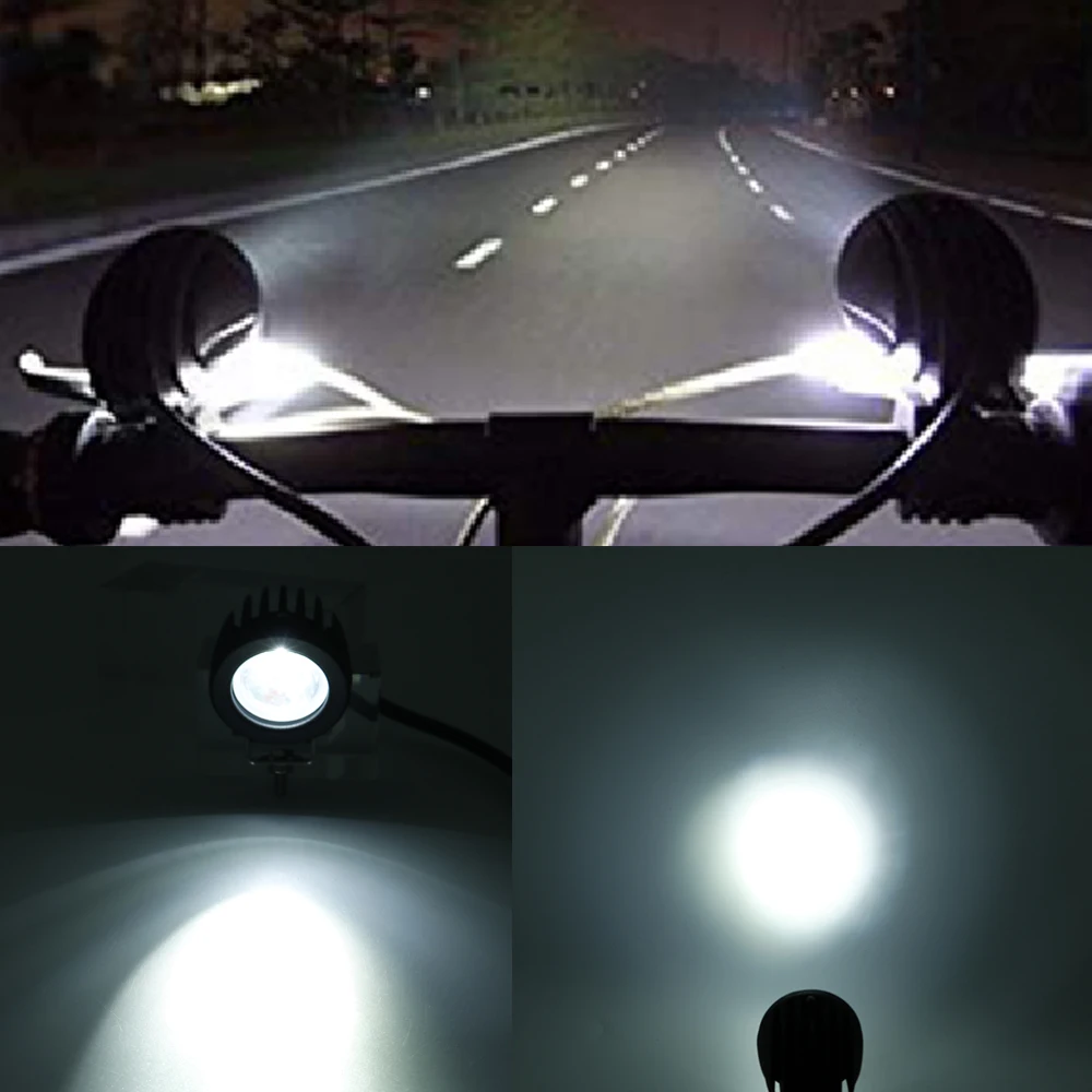 2 Inch 10W LED Work Light Spot LED Lamp 12V Car SUV ATV Offroad LED Driving Fog Lamp Motorcycle Truck LED Work Lights (7)