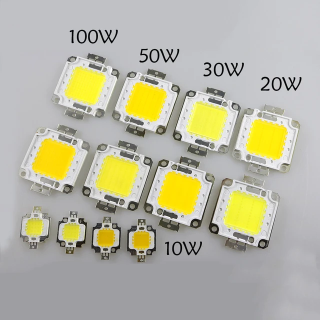 20W 30W 50W 100W COB LED Chips high power DC 30V-36V Integrated Source SMD  For Floodlight Spotlight Warm White /White outdoor F - AliExpress