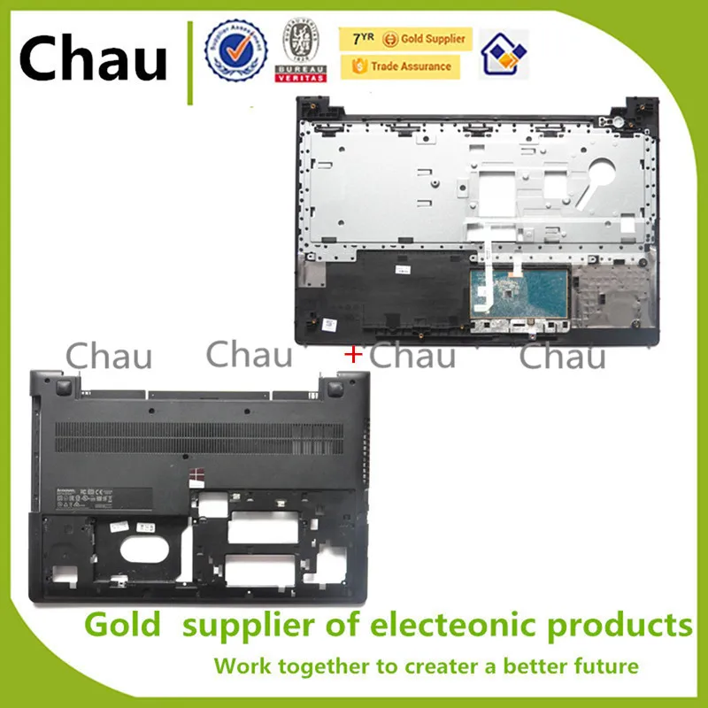 

New For lenovo 300-15ISK 300-15 TOP COVER Palmrest Upper Case+ Lower Bottom Case Cover AP0YM000400