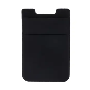 

For Cell Phone Solid Pocket Adhesive Headset Card Holder Case Pouch Sticker Soft
