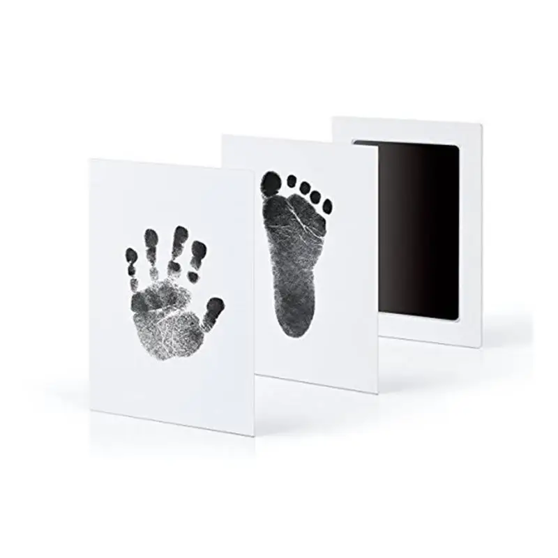 Baby Care нетоксичный ребенка Handprint след отпечаток комплект Детские сувениры литья новорожденных штемпельная подушка для отпечатка ноги для глины игрушки подарки