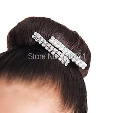 Hair Clip Pin Elastic Silver Rhinestone Styling Tools Fashion Children Hairgrip Cute Head Decorations Accessories For Hair