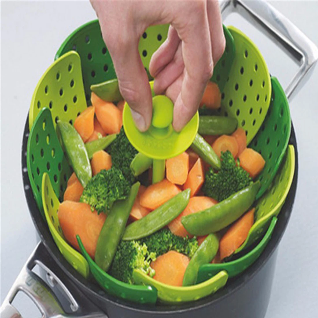 Online kaufen groÃhandel gemüse steamer korb aus china ...