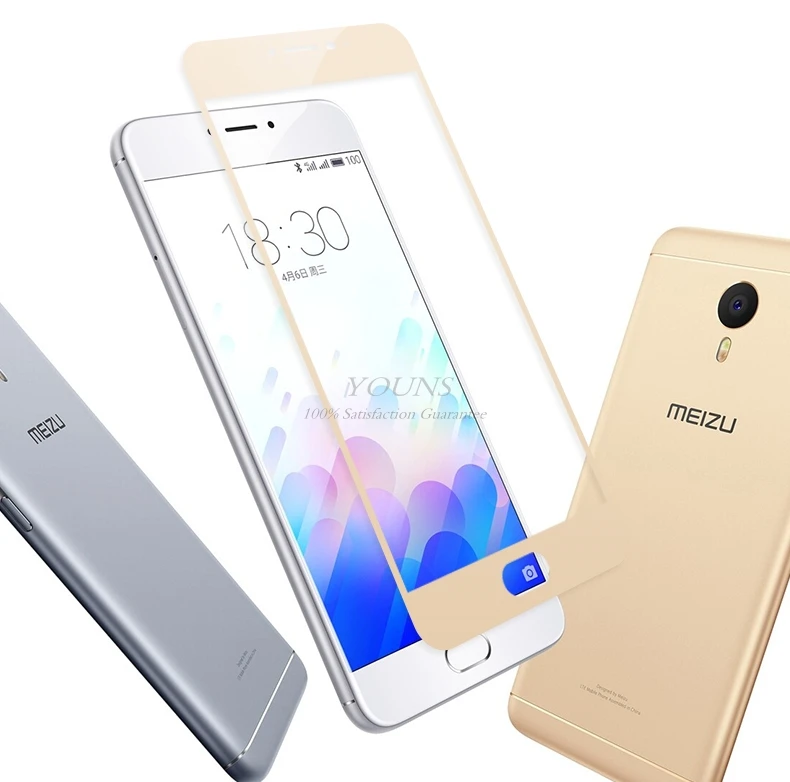 0 26 мм полный экран Закаленное стекло пленка для Meizu M3s M3 mini Screen Protector 9 H Gorilla Glass