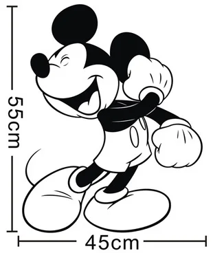 

New Arrival Cartoon Vinyl Wall Decal Mickey Mouse Nursery Mural Art Wall Sticker Kids Room Bedroom Home Decoration