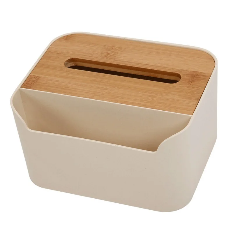 

Home Kitchen Wooden Plastic Tissue Box Solid Wood Napkin Holder Case Simple Stylish Tissue Holder baby wipes napkin dispenser