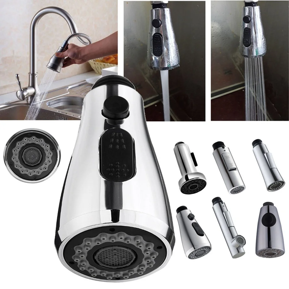 

Kitchen Pull Out Faucet Sprayer Nozzle Water Saving Bathroom Basin Sink Shower Spray Head Water Tap Faucet Filter