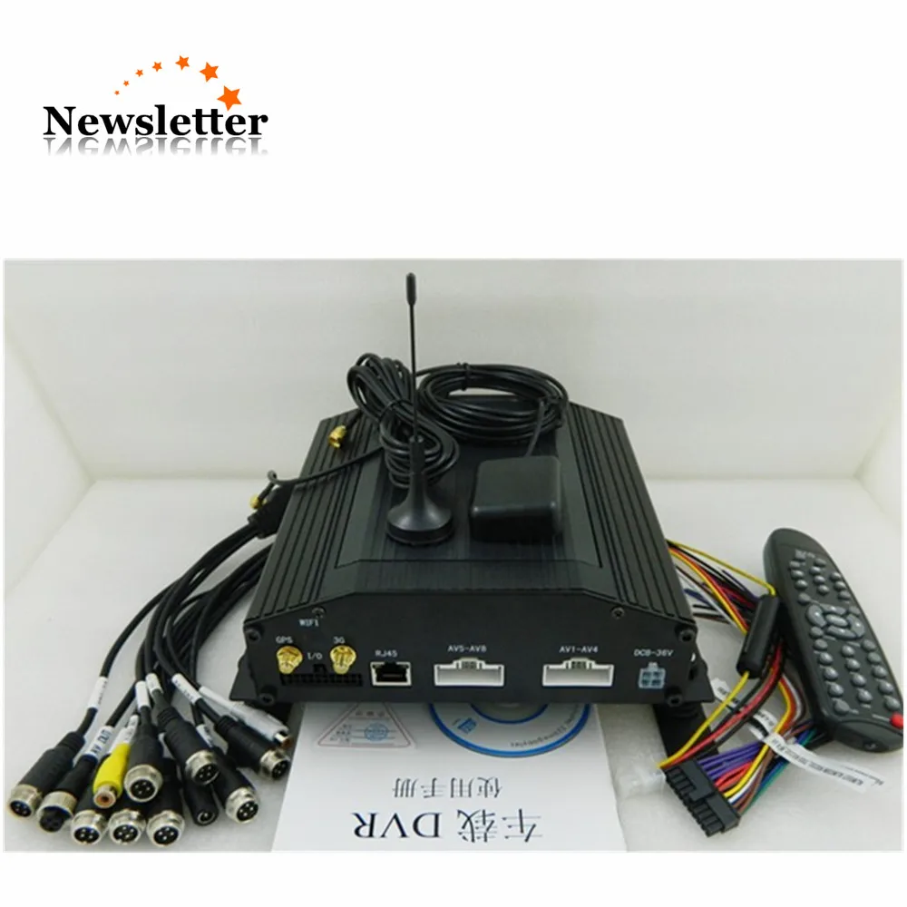 8 каналов 720 P AHD HDD SSD Мобильный DVR с gps 3g для грузовика такси школьный
