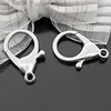 (27703)10PCS 35x21MM Stainless Steel Color Zinc Alloy Big Lobster Clasps Keychain Clasps Diy Jewelry Findings Accessories ► Photo 3/3