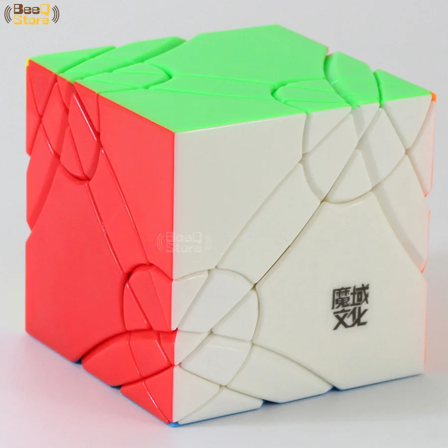 MoYu Axis Time Wheel куб магический куб игрушка-головоломка для соревнований черный Stickerless странная форма твист куб высота трудно - Цвет: Stickerless