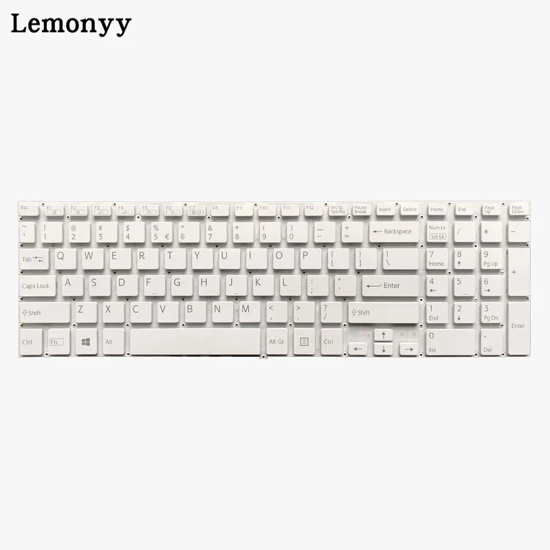  US Laptop Keyboard for Sony VAIO Fit SVF152C29M SVF152C29M SVF152C29L SVF15E Black/silver/white