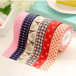 Ruban adhésif en papier imprimé coloré, 1.5cm, nouveau produit japonais pour Scrapbooking, bricolage 