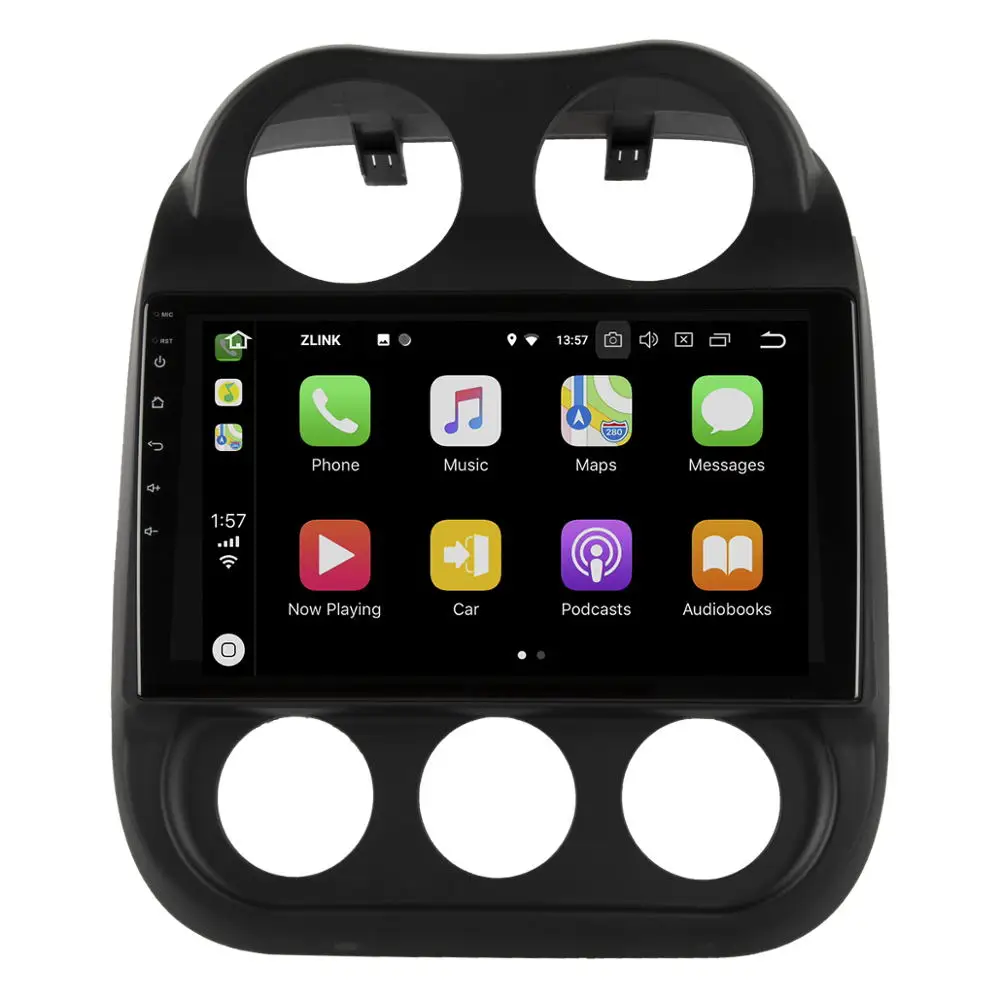 

10.1 " Android 8.1 Six Core PX6 Car No DVD Player GPS Navigation For Jeep Compass 2011-2016 1 Din Car Radio