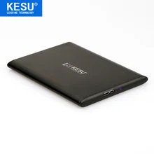 KESU Slim 9 5mm 0 37in 2 5 Metal Portable External Hard Drive USB 500GB Storage