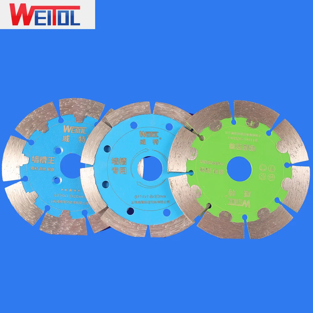 

Weitol free shipping 1 pcs 114mm Saw blade for wall trench Diamond cutting blade Grinding Wheels