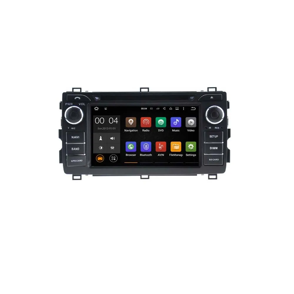 Top OZGQ Android 7.1 Car Radio Player For 2013-2015 Toyota Auris Auto GPS Navigation BT Radio TV Audio Video Stereo 0