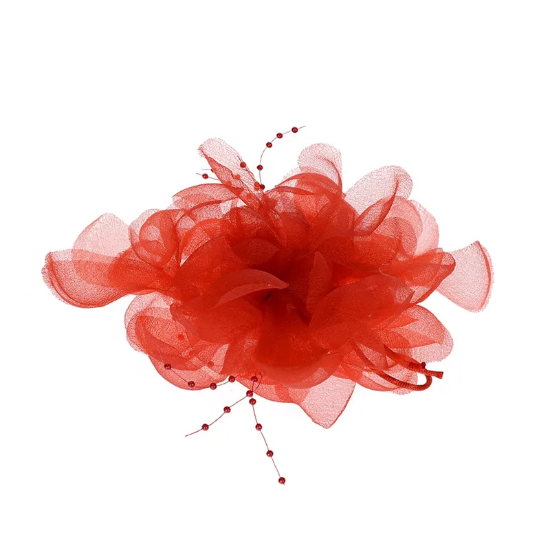 

Summer Style DIY Headdress For Women Bridal Wedding Hair Accessories Big Flower Hairpin Hair Clip Headpiece 5.4cm