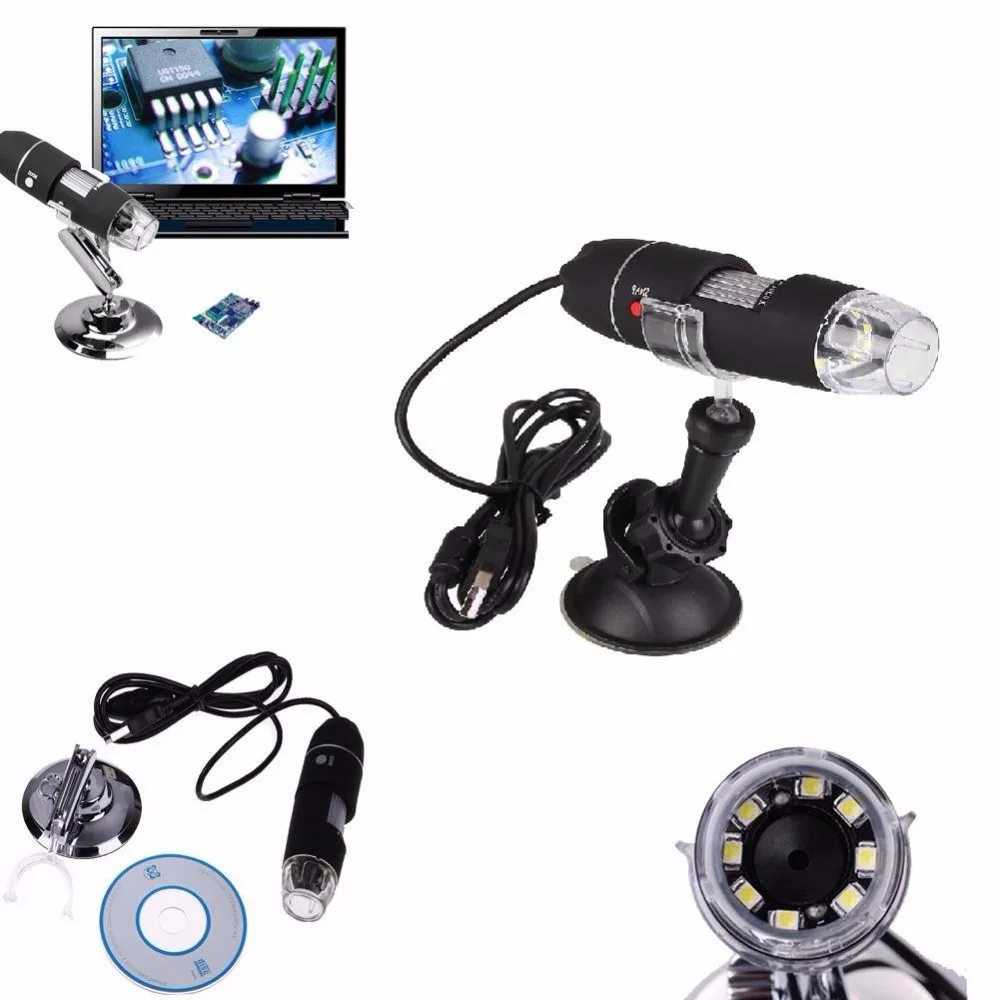 Jetery USB микроскоп 1000X светодиодный светильник Электрический Ручной цифровой