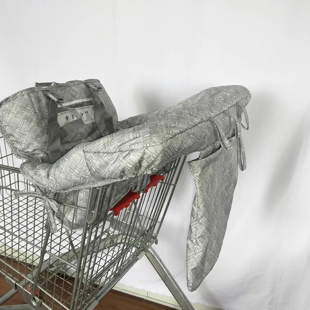 Новая детская магазинная Тележка для покупок сиденье, стул для кормления Подушка защита безопасный дорожный переносная магазинная тележка подушка