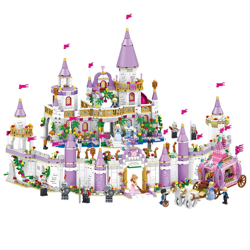

Friends QL1106 731pcs Princess Windsor Castle Building Brick Blocks Set Toys 41148 for Girl Best Gifts