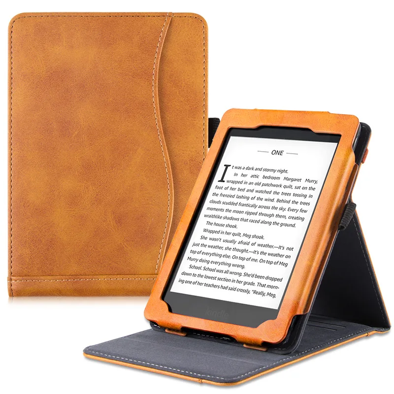 Чехол-подставка BOZHUORUI для Kindle Paperwhite eReader-Премиум pu кожаный Мульти-просмотр Hands Free чтение с автоматическим режимом сна/пробуждения