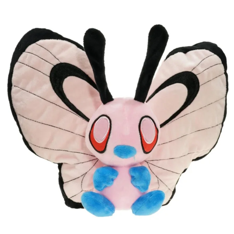 

12"30cm Pink Butterfree Plush Dolls Toys Peluch Anime New Rare Soft Stuffed Animal Doll For Christmas Gift