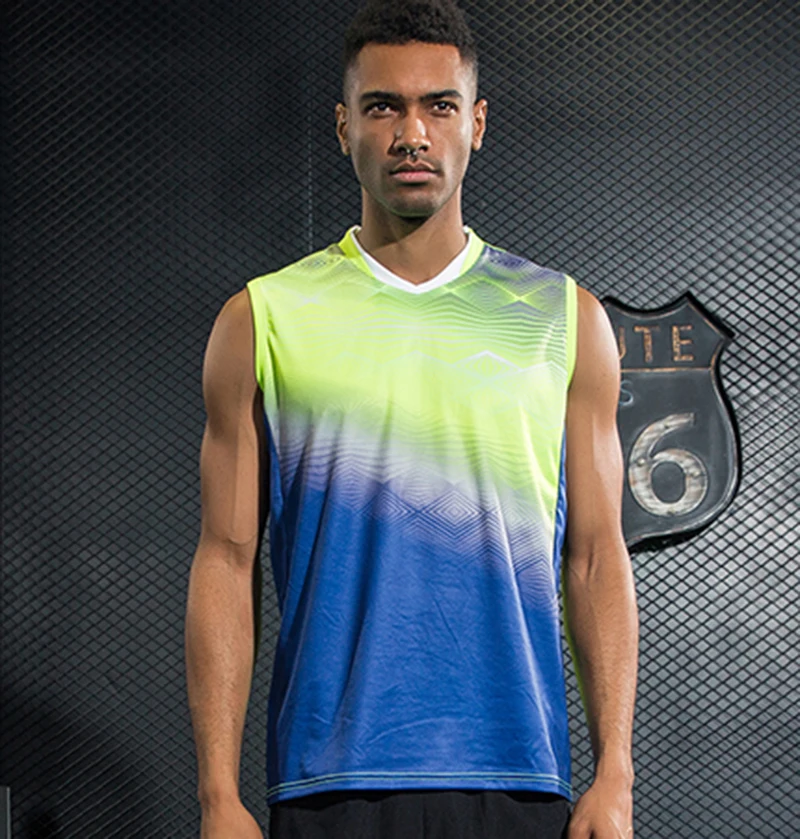 New Badminton Sleeveless Shirt Men's , Tennis Shirt ,sports breathable